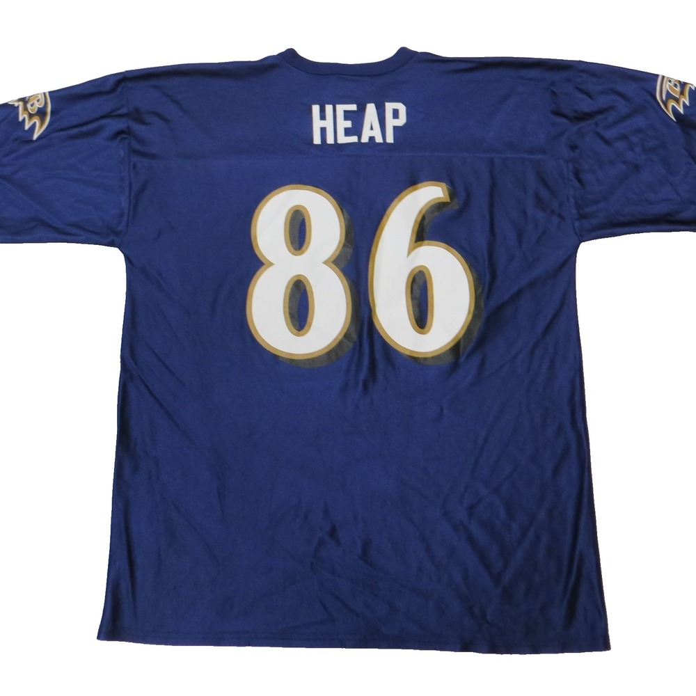 Baltimore Ravens‎ Todd Heap #86 Jersey Mens XL  NFL Football Purple